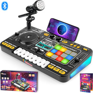 Set DJ pour enfants avec Bluetooth & microphone - Rechargeable
